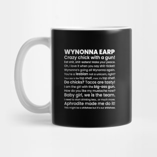 Wynonna Earp Quotes Mug